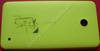Akkufachdeckel gelb Nokia Lumia 630 original B-Cover, Batteriefachdeckel, Akkudeckel, R�ckenschale bright yellow