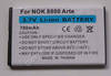 Akku Nokia 6600i Slide Li-Ion 780mAh 4,8mm Akku vom Markenhersteller mit 12 Monaten Garantie, nicht original Nokia (entspricht BL-4U)