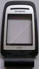 Displayscheibe gro�es Display Siemens CF75 original incl. Unterschale pearl black/schwarz