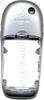 Geh�useunterteil Siemens S55 Original metal artic ( incl. interne Antenne, beide Seitenschalter und Tastenmatten der Seitenschalter, Infrarotfenster / Irda-Fenster)