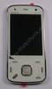 Oberschale weiss Nokia N86 original A-Cover white mit Displayscheibe, Tastaturplatine Mentasten, Lautsprecher, Mentastenmatte