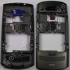 Unterschale, Geh�usetr�ger grau Nokia Asha 303 original B-Cover graphite mit Simkartenhalter, Kamerascheibe, Akkufach-Verschlu�