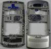 Unterschale, Geh�usetr�ger silber Nokia Asha 303 original B-Cover silver mit Simkartenhalter, Kamerascheibe, Akkufach-Verschlu�
