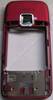 Unterschale rot Nokia E65 original B-Cover Geh�usetr�ger, Geh�userahmen incl. Mikrofon und Ladebuchse