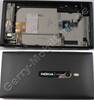 Unterschale schwarz Nokia Lumia 800 original R�ckenschale black mit Kamerascheibe, Kameralinse, Seitentasten, Antenne, Blitzlicht LED, Headsetkonnektor, Freisprechlautsprecher, Seitenschalter f�r Kamera und Lautst�rke