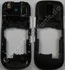 Unterschale wei�, Geh�userahmen Nokia Asha 202 original D-Cover white, Geh�usetr�ger mit Freisprechlautsprecher, Headsetbuchse Headsetkonnektor, Kamerascheibe Kameralinse, Ladebuchse