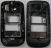 Unterschale, Geh�usetr�ger dunkelgrau Nokia Asha 302 original B-Cover dark grey mit Simkartenhalter, Kamerascheibe, Akkufach-Verschlu�