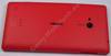 Unterschale, Gehusetrger rot Nokia Lumia 720 original Back Cover, CARE UNIBODY ASSY GENERIC RED P6012, Akkufachdeckel, Batteriefachdeckel