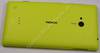 Unterschale, Geh�usetr�ger gelb Nokia Lumia 720 original Back Cover, CARE UNIBODY ASSY GENERIC Yellow P6012, Akkufachdeckel, Batteriefachdeckel
