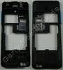 Unterschale, Geh�usetr�ger cyan Nokia 206 DualSim original D-Cover blau