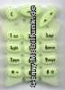 Tastenmatte f�r Nokia 3210 gelb Phosphor (selbstleuchtend)