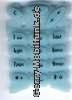 Tastenmatte f�r Nokia 3210 blau-hell Phosphor (selbstleuchtend)