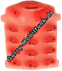 Tastenmatte f�r Nokia 3310/3330 rot (durchleuchtend) mit Polybeschichtung gegen Abrieb