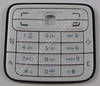 Tastenmatte weiss Nokia N73 Tastatur wei cool white 