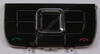 Tastenmatte Menütasten schwarz Nokia E66 original kleine Tastatur black Navitasten