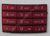 Tastenmatte Telefon rot Nokia E66 original große Tastatur international red