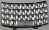 Tastenmatte silber QWERTZ Nokia Asha 303 original Tastatur silver deutsche Tastaturbelegung