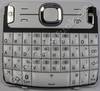 Tastenmatte wei� QWERTZ Nokia Asha 201 original Tastatur white deutsche Tastaturbelegung