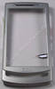 Oberschale silber Samsung GT I8320 original A-Cover mit Seitentasten und Mentasten, Lautstrketaste, Kamerataste, Zoomtaste, Ein/Aus Taste, silver (Vodafone 360 H1)