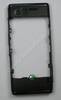 Unterschale schwarz, Geh�userahmen SonyEricsson W595i Backcover, Akkutr�ger black