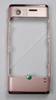 Unterschale pink, Geh�userahmen SonyEricsson W595i Backcover, Akkutr�ger peach pink