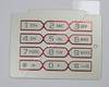Telefon Tastenmatte weiss SonyEricsson W595i normale gro�e Tastatur mit den Zahlen white