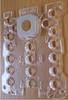 Lichtleiter Nokia E50 original Abdckung Tastaturfolie, Plastik Verst�rkung Tastatur