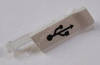 USB-Abdeckung weiss Nokia E66 original Abdeckung vom USB-Anschluß white steel