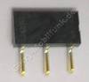 Batterie Konnektor SMD Platinen Anschlu� vom Akku Nokia Lumia 820 original CONN BATT (ANGLED) 3-POLE P3.7 H3.35, Akkukontakt